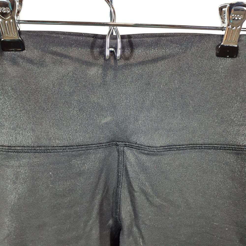 Alo Yoga High Waist Black Glossy Moto Leggings Size S - Picture 5 of 5